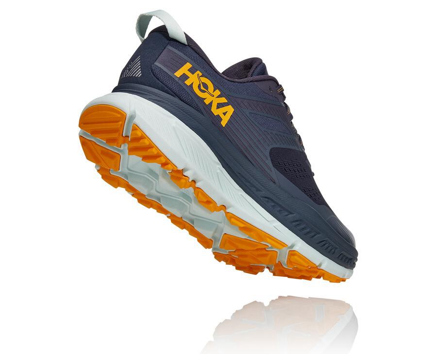 Hoka Australia One One Stinson Atr 6 - Mens Trail Shoes Navy/White - BFWXA-8469